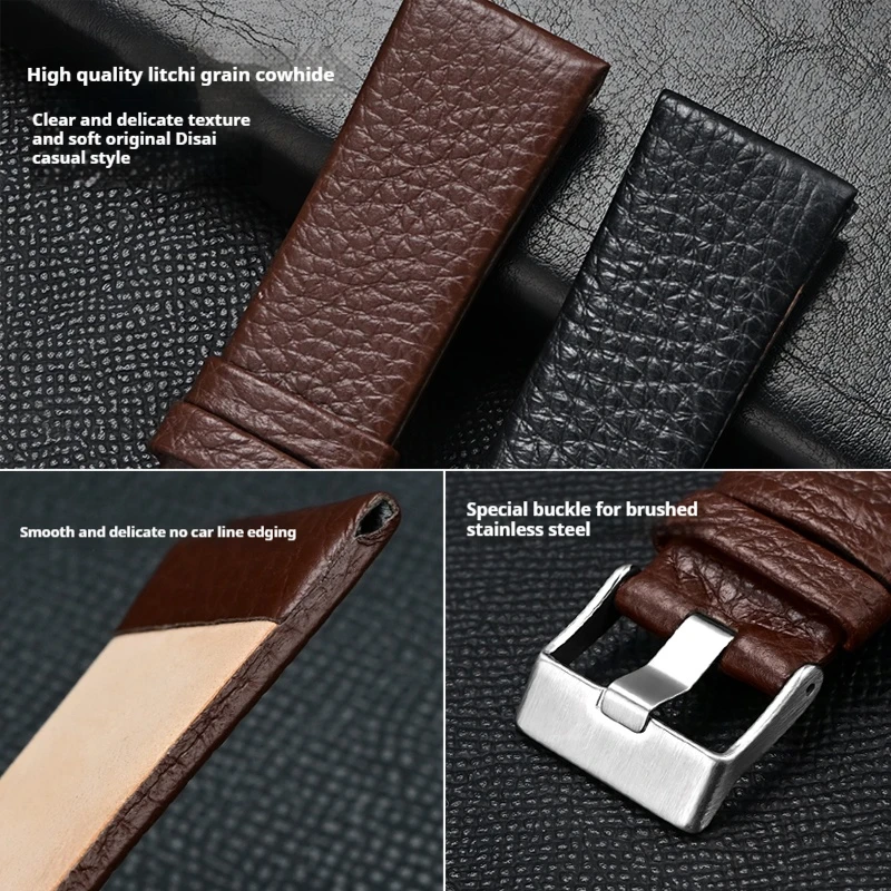 Genuine Leather Strap for Dies - Diesel Watches Smartwatch recension och pris