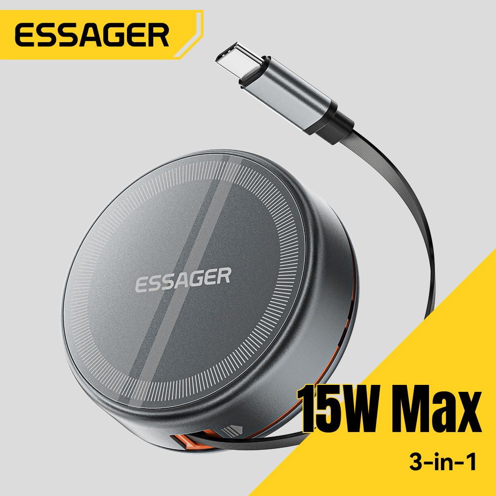 Essager 15W 3 in 1 Magnetic Wi - Smartwatch Watches For Iphone recension och pris