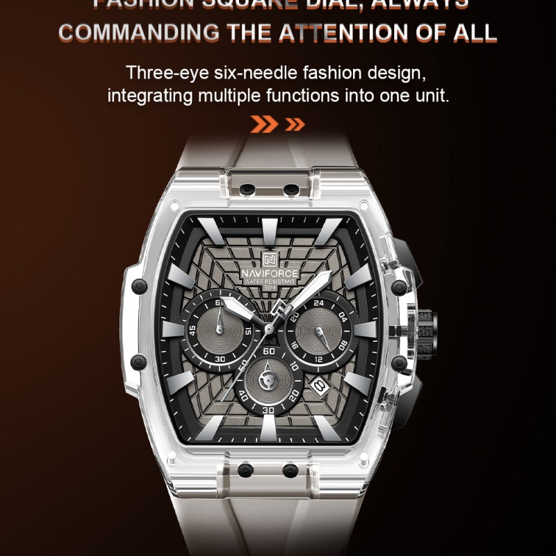 NAVIFORCE Mens Sport Watches 5 - Chronograph Sport Watch recension och pris