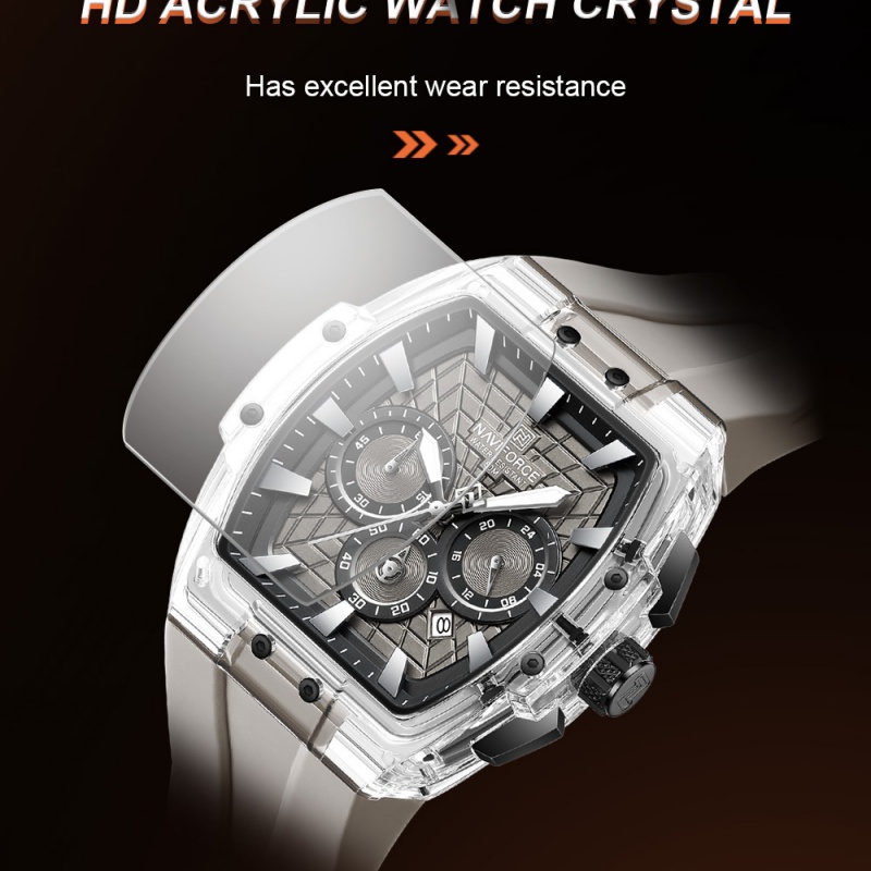 NAVIFORCE Mens Sport Watches 5 - Chronograph Sport Watch recension och pris