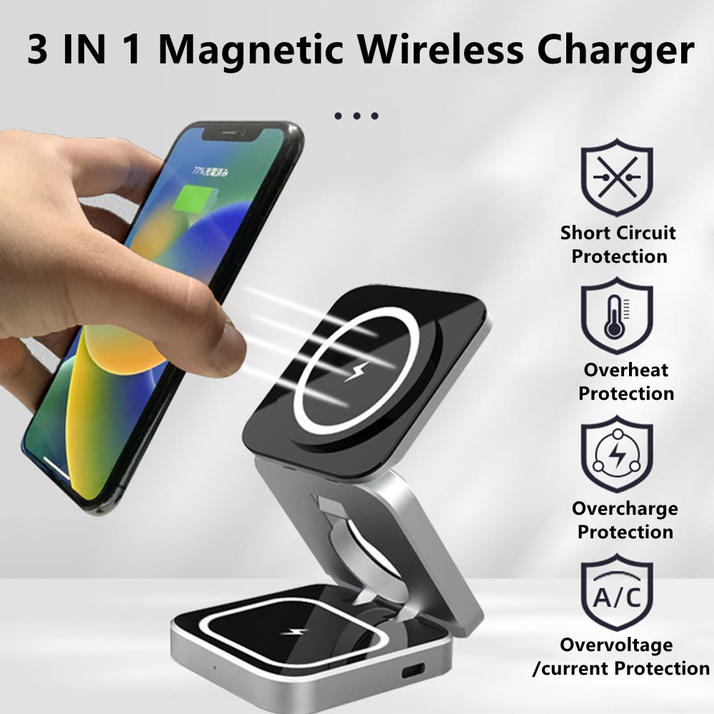 Foldable Magnetic Wireless Cha - Watches Smartwatch Samsung recension och pris