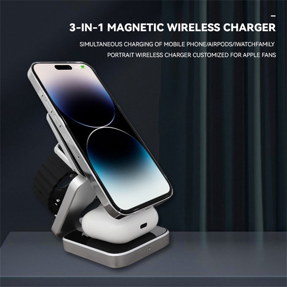 Foldable Magnetic Wireless Cha - Watches Smartwatch Samsung recension och pris