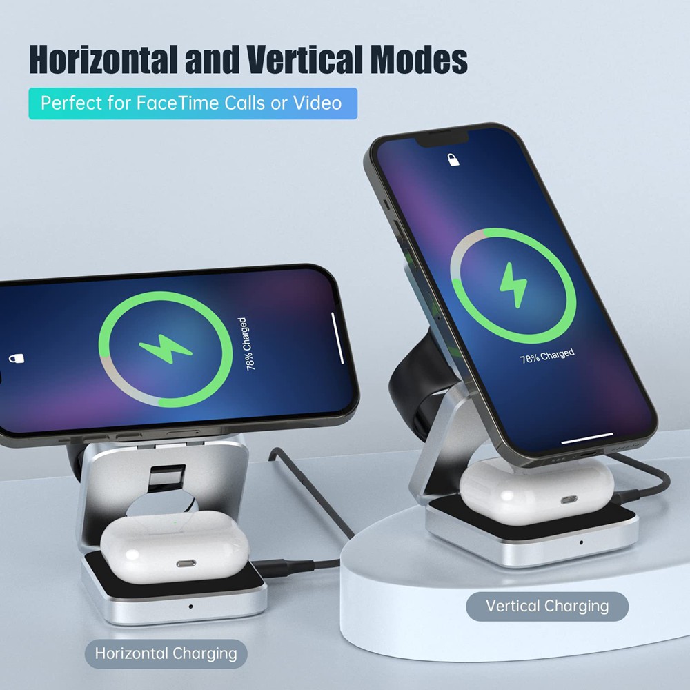 Foldable Magnetic Wireless Cha - Watches Smartwatch Samsung recension och pris
