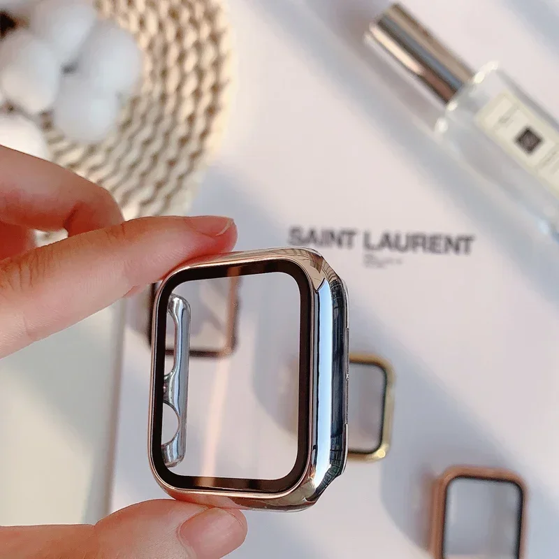 Glass+case For Apple Watch ban - Smartwatch Watches For Girls recension och pris