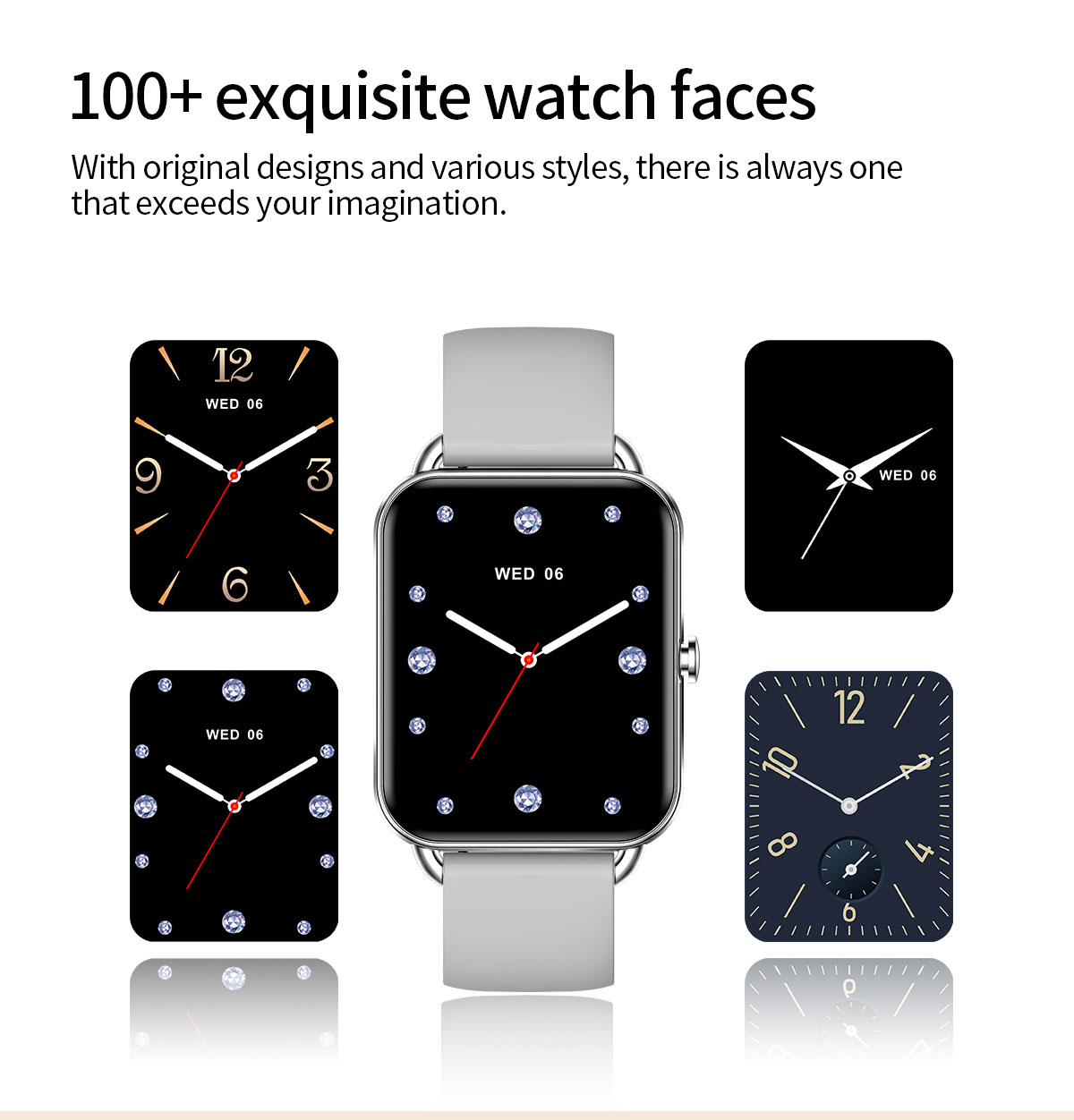 2024 Smart Watch Android Phone - Smartwatch Square Watches For Men recension och pris