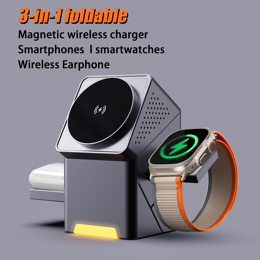 3 in 1 Magnetic Wireless Charg - Watches Smartwatch Samsung recension och pris