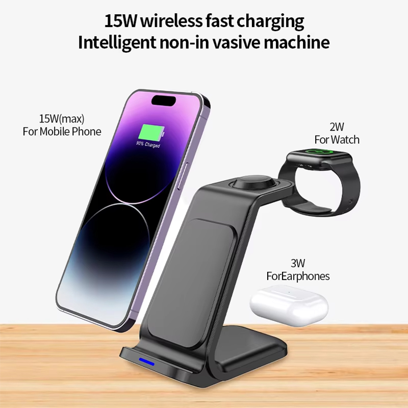 15W 3 in 1 Wireless Charger St - Watches Smartwatch Samsung recension och pris