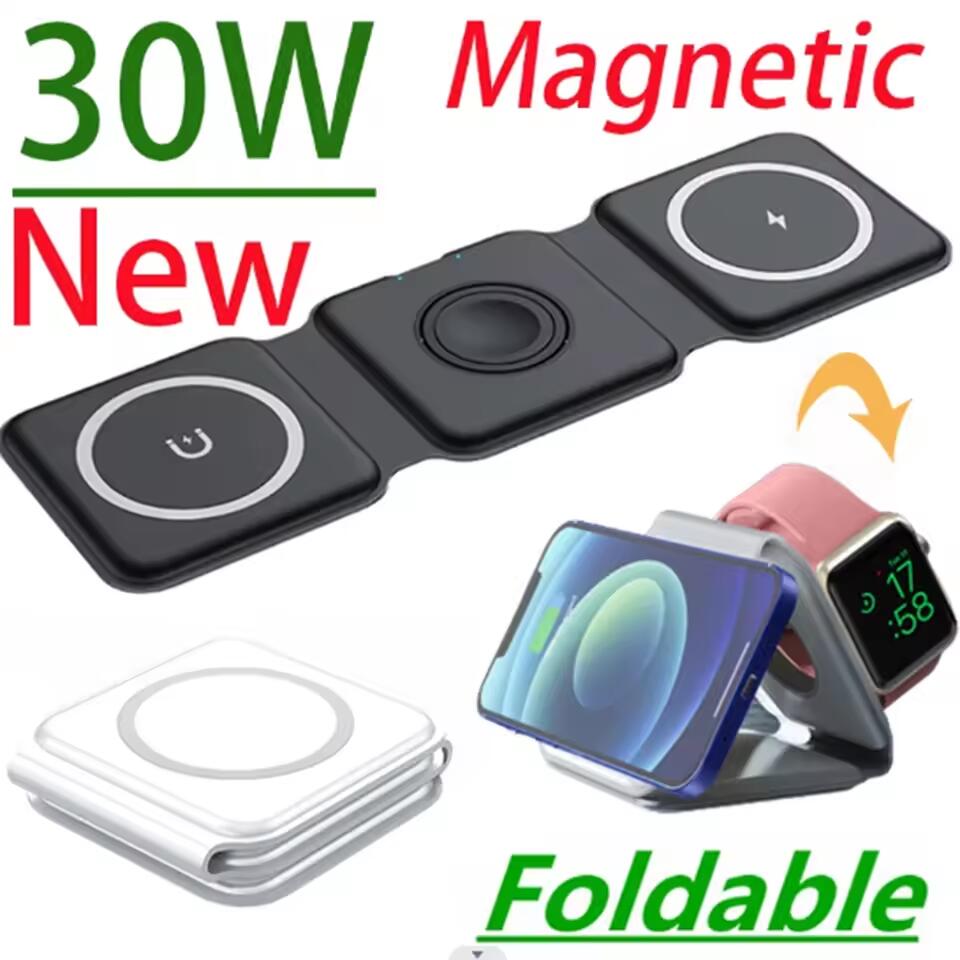 3 in 1 Portable Magnetic Wirel - Watches Smartwatch Samsung recension och pris