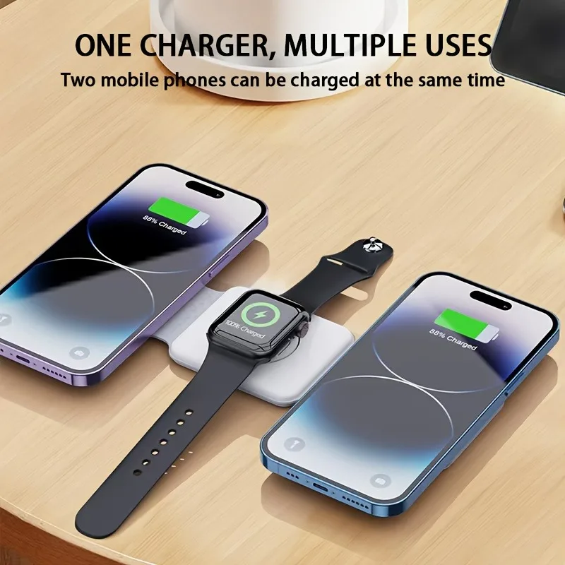 3 in 1 Portable Magnetic Wirel - Watches Smartwatch Samsung recension och pris